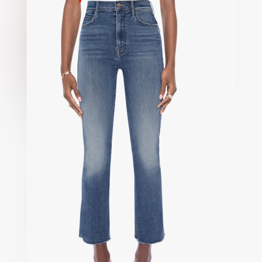 MOTHER the hustler ankle fray jeans